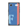 プレミアムスクエアケース with MagSafe［ オリジナル - initial color line - F blue ］