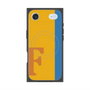 プレミアムスクエアケース with MagSafe［ オリジナル - initial color line - F orange ］