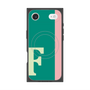 プレミアムスクエアケース with MagSafe［ オリジナル - initial color line - F green ］