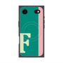 プレミアムスクエアケース with MagSafe［ オリジナル - initial color line - F green ］