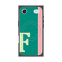 プレミアムスクエアケース with MagSafe［ オリジナル - initial color line - F green ］