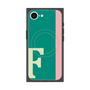 プレミアムスクエアケース with MagSafe［ オリジナル - initial color line - F green ］