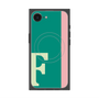 プレミアムスクエアケース with MagSafe［ オリジナル - initial color line - F green ］