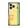 プレミアムスクエアケース with MagSafe［ オリジナル - initial color line - F yellow ］