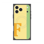 プレミアムスクエアケース with MagSafe［ オリジナル - initial color line - F yellow ］