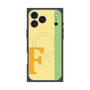 プレミアムスクエアケース with MagSafe［ オリジナル - initial color line - F yellow ］