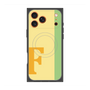 プレミアムスクエアケース with MagSafe［ オリジナル - initial color line - F yellow ］