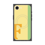 プレミアムスクエアケース with MagSafe［ オリジナル - initial color line - F yellow ］