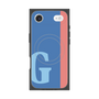 プレミアムスクエアケース with MagSafe［ オリジナル - initial color line - G blue ］