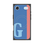 プレミアムスクエアケース with MagSafe［ オリジナル - initial color line - G blue ］