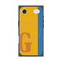 プレミアムスクエアケース with MagSafe［ オリジナル - initial color line - G orange ］