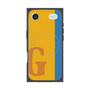 プレミアムスクエアケース with MagSafe［ オリジナル - initial color line - G orange ］