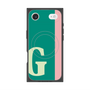 プレミアムスクエアケース with MagSafe［ オリジナル - initial color line - G green ］