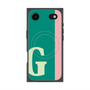 プレミアムスクエアケース with MagSafe［ オリジナル - initial color line - G green ］