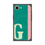 プレミアムスクエアケース with MagSafe［ オリジナル - initial color line - G green ］