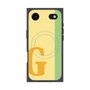 プレミアムスクエアケース with MagSafe［ オリジナル - initial color line - G yellow ］