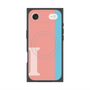 プレミアムスクエアケース with MagSafe［ オリジナル - initial color line - I pink ］