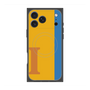 プレミアムスクエアケース with MagSafe［ オリジナル - initial color line - I orange ］