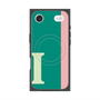 プレミアムスクエアケース with MagSafe［ オリジナル - initial color line - I green ］