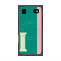 プレミアムスクエアケース with MagSafe［ オリジナル - initial color line - I green ］