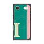 プレミアムスクエアケース with MagSafe［ オリジナル - initial color line - I green ］