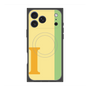 プレミアムスクエアケース with MagSafe［ オリジナル - initial color line - I yellow ］