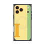 プレミアムスクエアケース with MagSafe［ オリジナル - initial color line - I yellow ］