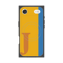 プレミアムスクエアケース with MagSafe［ オリジナル - initial color line - J orange ］