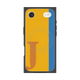 プレミアムスクエアケース with MagSafe［ オリジナル - initial color line - J orange ］