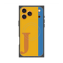 プレミアムスクエアケース with MagSafe［ オリジナル - initial color line - J orange ］