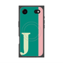 プレミアムスクエアケース with MagSafe［ オリジナル - initial color line - J green ］