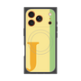 プレミアムスクエアケース with MagSafe［ オリジナル - initial color line - J yellow ］