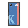 プレミアムスクエアケース with MagSafe［ オリジナル - initial color line - K blue ］
