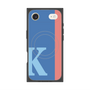 プレミアムスクエアケース with MagSafe［ オリジナル - initial color line - K blue ］