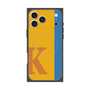 プレミアムスクエアケース with MagSafe［ オリジナル - initial color line - K orange ］