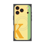 プレミアムスクエアケース with MagSafe［ オリジナル - initial color line - K yellow ］