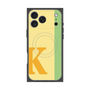 プレミアムスクエアケース with MagSafe［ オリジナル - initial color line - K yellow ］
