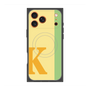 プレミアムスクエアケース with MagSafe［ オリジナル - initial color line - K yellow ］