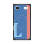プレミアムスクエアケース with MagSafe［ オリジナル - initial color line - L blue ］