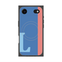 プレミアムスクエアケース with MagSafe［ オリジナル - initial color line - L blue ］