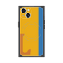 プレミアムスクエアケース with MagSafe［ オリジナル - initial color line - L orange ］