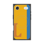 プレミアムスクエアケース with MagSafe［ オリジナル - initial color line - L orange ］