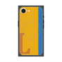 プレミアムスクエアケース with MagSafe［ オリジナル - initial color line - L orange ］