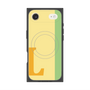 プレミアムスクエアケース with MagSafe［ オリジナル - initial color line - L yellow ］