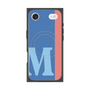 プレミアムスクエアケース with MagSafe［ オリジナル - initial color line - M blue ］