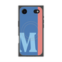 プレミアムスクエアケース with MagSafe［ オリジナル - initial color line - M blue ］