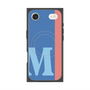 プレミアムスクエアケース with MagSafe［ オリジナル - initial color line - M blue ］