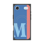 プレミアムスクエアケース with MagSafe［ オリジナル - initial color line - M blue ］