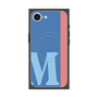 プレミアムスクエアケース with MagSafe［ オリジナル - initial color line - M blue ］