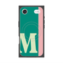 プレミアムスクエアケース with MagSafe［ オリジナル - initial color line - M green ］